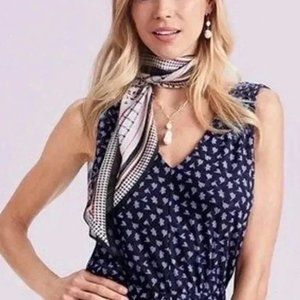 CABI The Maverick Island Sleeveless Blous V-neck Purple Size S # 5916 NWOT